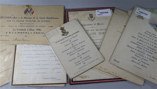 Royal and other ephemera, early 20th century,